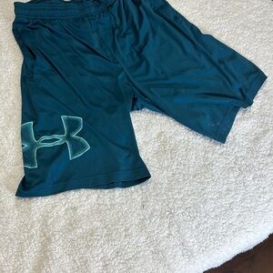 Under Armour Men's Dark Teal Athletic Shorts